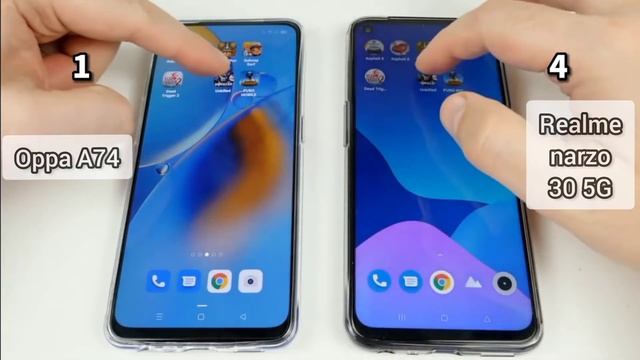 Oppo A74 ⚡️ Realme Narzo 30 5G Speed Test | Snapdragon 662 vs Dimensity 700 смотреть онлайн