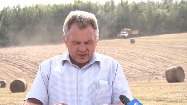 Прессование льна. Уборочная смотреть онлайн