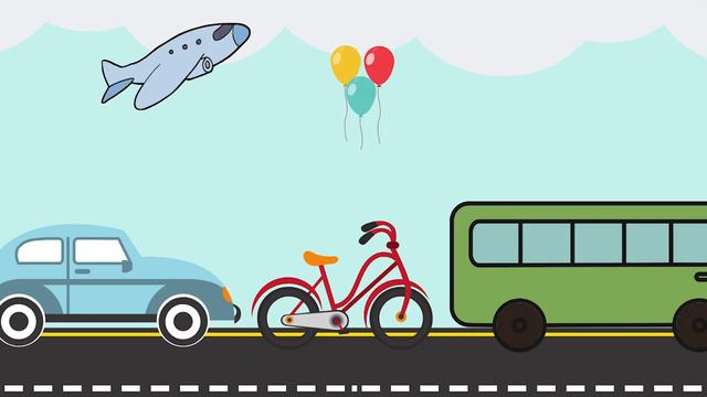 Transportation Song  | Kids Songs | Easy Monkey Songs