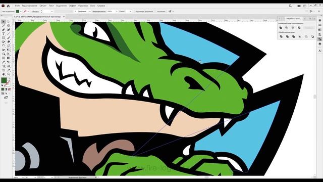 Создаем Игровой Логотип для Компьютерного клуба - Speed Art смотреть онлайн