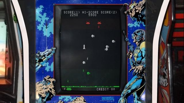 Galaxy Wars - Arcade - 70s Coin-op Missile Games (Universal/Taito 1979) смотреть онлайн