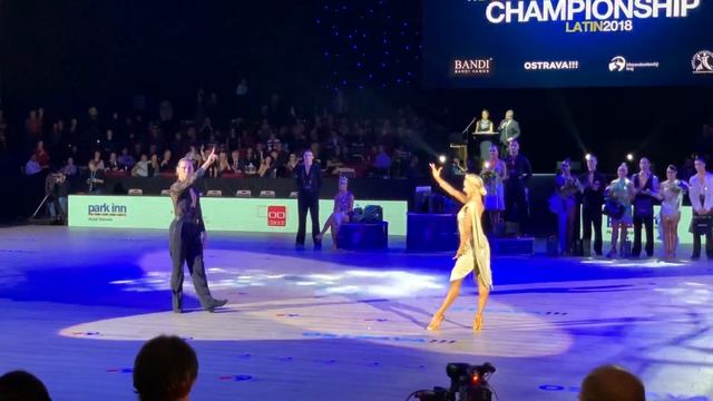 WDSF world championship, dance of honor. Armen and Svetlana. смотреть онлайн