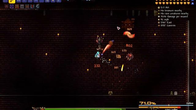 Golem | Revengeance Mode Warrior | Terraria: Calamity Mod смотреть онлайн