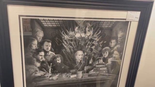 JJ Adams - Board Game of Thrones (B&W) - Signed Limited Edition смотреть онлайн