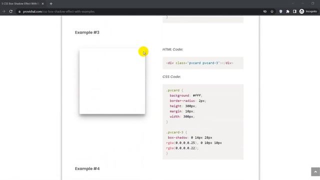 5 CSS Box-Shadow Effect With Examples смотреть онлайн
