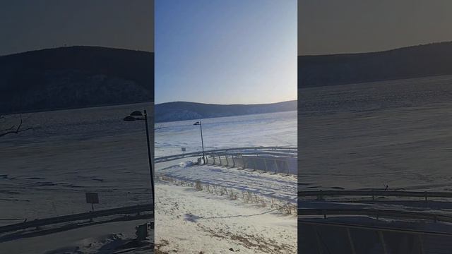 11.12.2023 Утро набережная река Амур Комсомольск-на-Амуре Хабаровский край (4) смотреть онлайн