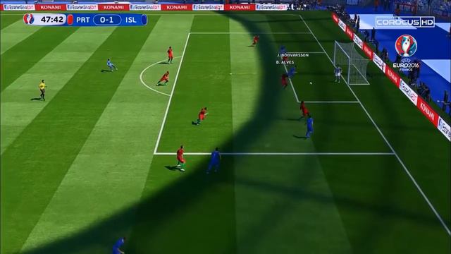 PES 2016 - EURO 2016 - Group F - Portugal v Iceland смотреть онлайн