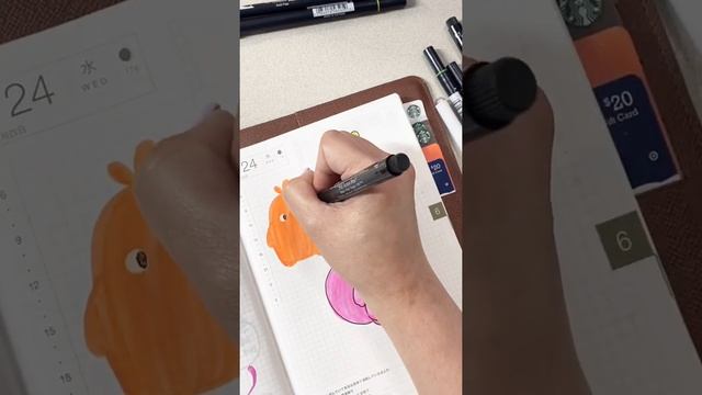 Doodling Cute Monsters Using Tombow Dual Brush Pens смотреть онлайн