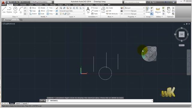 AutoCAD 2014, Tutorial Explicando menú contextual, Curso Básico Español Capitulo 6 смотреть онлайн