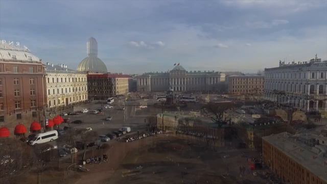 Полет над Санкт Петербургом Исаакий dji phantom3 смотреть онлайн