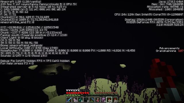 Майнкрафт 1000 достижений #23. Сверхвызов собрать стак голов дракона. 12 голов дракона собрано