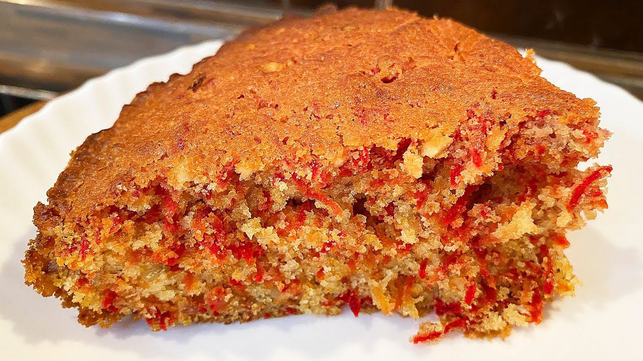 Свекольный пирог! Мокрый бисквит! Неожиданно вкусно!!! смотреть онлайн