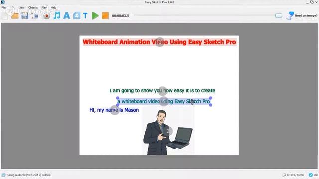 Doodle Video Software - Using Easy Sketch Pro to Produce Whiteboard Animation Video смотреть онлайн