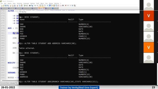 Lec- 6: SQL DDL commands || Create || Alter || SQL || PL/SQL || Real Time Practical training смотреть онлайн