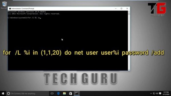 User Account Types In Windows 10 And Create Bulk Users  In Hindi Part 1 By Deepak Sood | Tech GURU