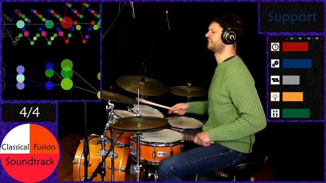 EPIC arrangement of Moonlight Sonata for Drums & Orchestra смотреть онлайн