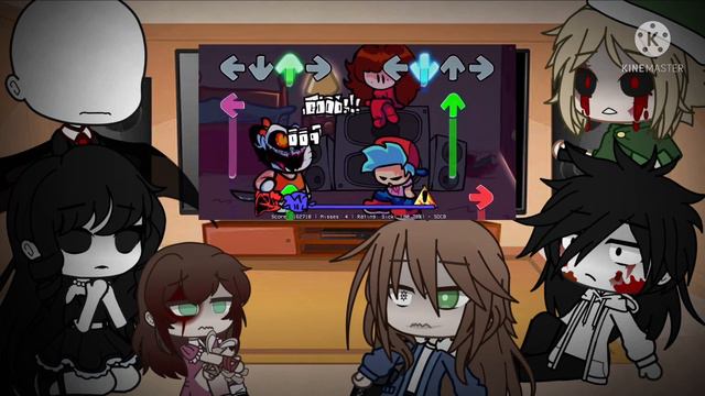 Creepypasta React To Friday Night Funkin VS Hell On Kitty // GCRV // Hello Kitty/Horror // FNF // смотреть онлайн