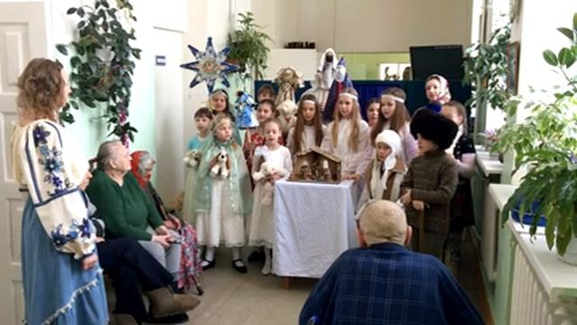 Рождественские поздравления Воскресной школы храма Покрова г Боровск Высокое - 2017 смотреть онлайн