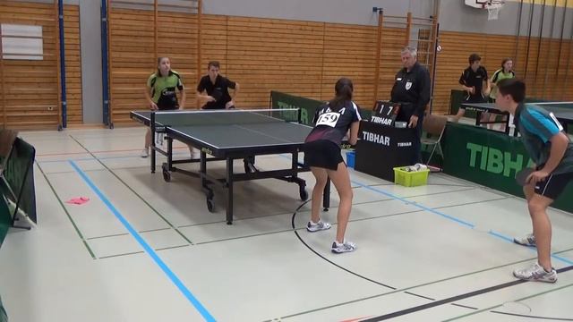 TT Bayerische Jugendm 2014 10Sarah Mantz Julius Preu vs Milena Huber Christoph Thorbeck 4 смотреть онлайн