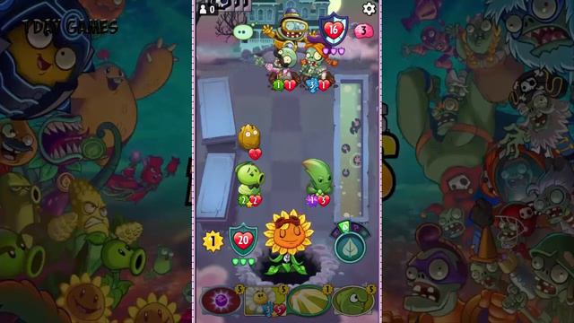 PVZ Heroes - Plant Mission 5 Beware the Bewitching Zombie - Plants vs Zombies. смотреть онлайн