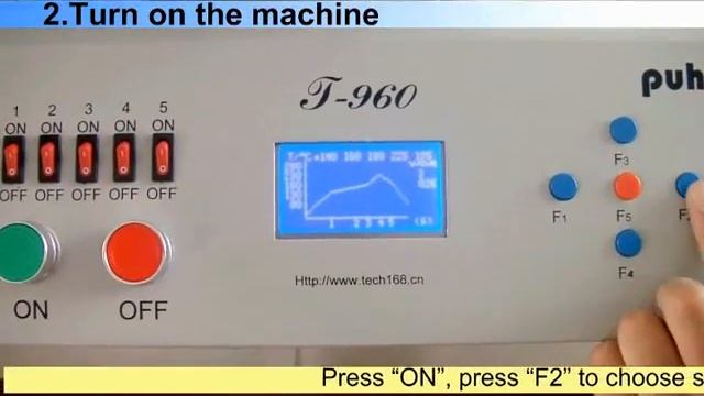 The operation of Reflow oven T 960 смотреть онлайн