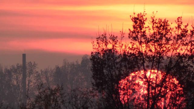 Сегодняшний закат на Басов Куте (2018 11 09) смотреть онлайн