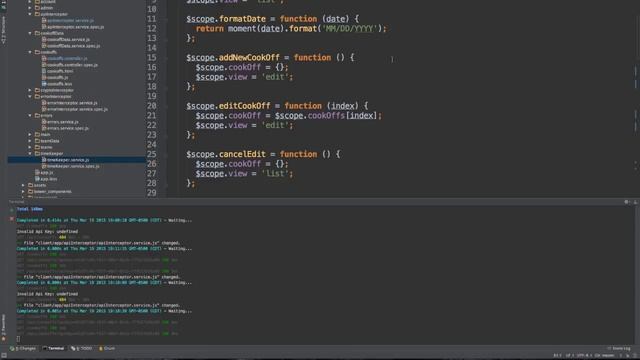 $http Interceptors in AngularJS смотреть онлайн