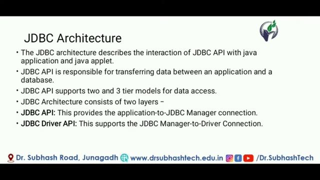 Unit1-1.4Introduction of JDBC смотреть онлайн