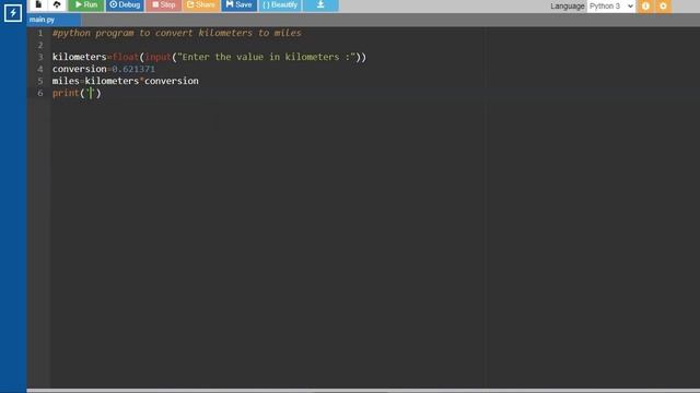 Python Program to Convert Kilometers to Miles || Tamil смотреть онлайн