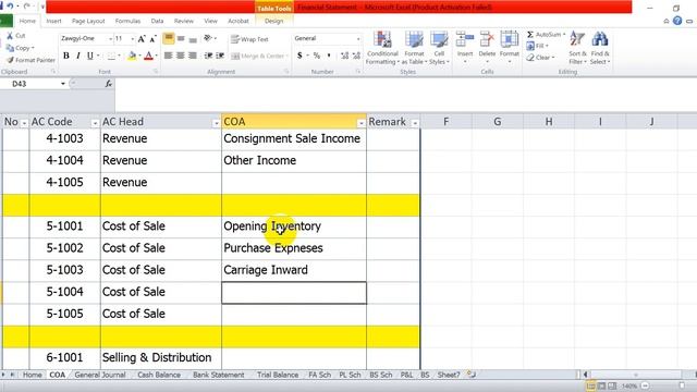 Accounting Excel Format Part 9 смотреть онлайн