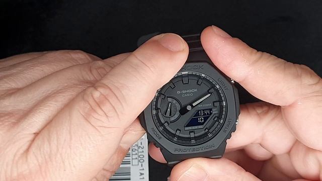 CASIO G-SHOCK GA-2100-1A1 смотреть онлайн