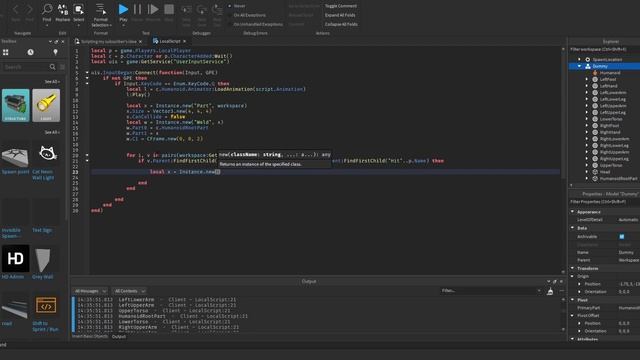 ROBLOX Studio How to make Hitboxes Full Guide (Tutorial) смотреть онлайн