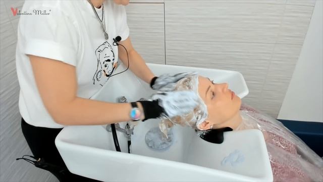 Блондирующая смывка. Декапаж. Выход из рыжего в блонд. смотреть онлайн