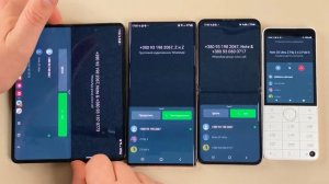 SkyPhone & WhatsApp & Conference Calls Xiaomi Qin F22 + Samsung Z Fold + Z Flip + Note 20 Ultra