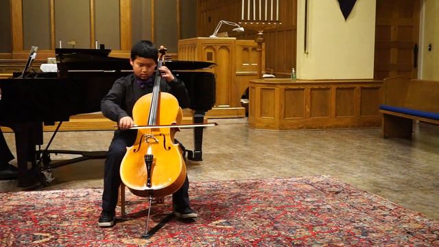 Ryan Gao - Rondo from concerto No. 4 by Goltermann смотреть онлайн
