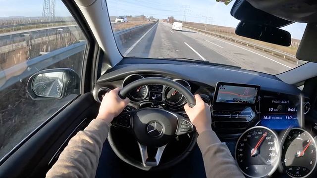 2023 Mercedes Benz V 250 D 4MATIC Kompakt 190 PS TOP SPEED AUTOBAHN DRIVE POV