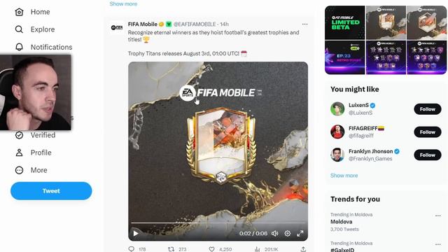 A Venit EA FC Mobile BETA + Event Nou Pe FIFA Mobile смотреть онлайн