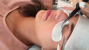 Наращивание ресниц Обучение Практика Урок 1