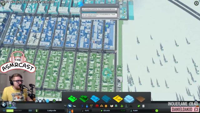 Asmr Gaming: Cities Skylines: Snowfall (Binaural 3D) Warmth For Everybody! #6 смотреть онлайн