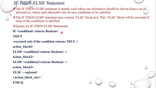 #Lec43:Oracle PL/SQL IF THEN ELSE Statement: ELSIF, NESTED-IF with examples hostbox cse смотреть онлайн