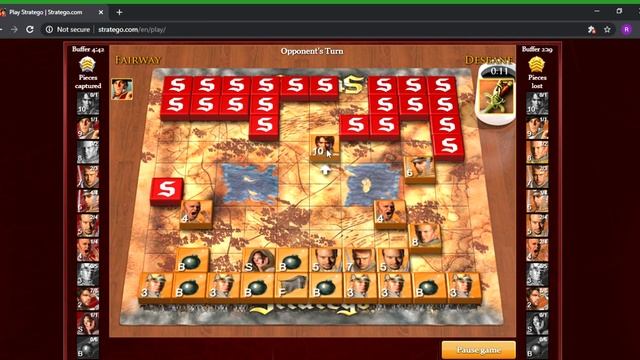 Stratego - Ranked Game #57 смотреть онлайн