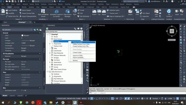Civil 3d. Исправление поверхности. Заполнение пустот смотреть онлайн