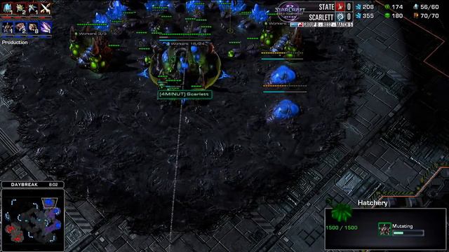 Starcraft 2 State vs Scarlett Game 1 смотреть онлайн