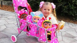 Diana Little Mommy for Baby doll Kids Toys Are you sleeping song Nursery Rhymes video for kids