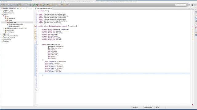 JavaFX Game SpriteAnimation смотреть онлайн