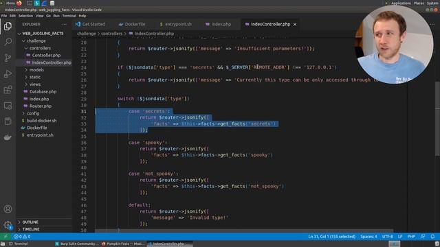Type Juggling in PHP Switch - Juggling Facts [HackTheBoo CTF 2022] смотреть онлайн