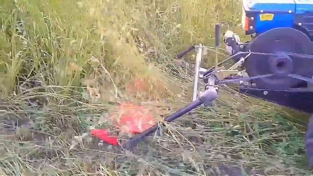 Сінокос 2019. Мотоблоком ZUBR 10 л.с. смотреть онлайн