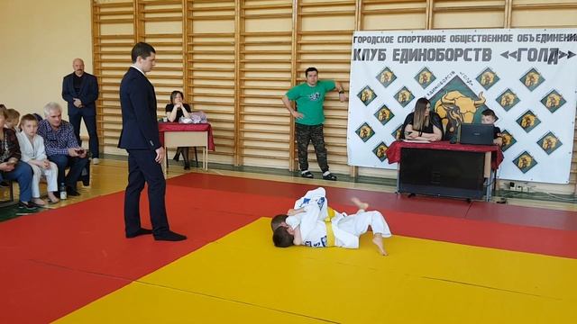 Досов Никита на турнире по дзюдо "Минская весна" 27.04.19. смотреть онлайн