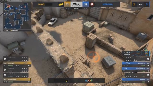 ELECTRONIC РАЗДАЕТ ЭЙСЫ! FLAMIE КИБЕРБУЛЛИТ ПРОТИВНИКА! Na'Vi vs Nemiga - WePlay! Clutch Island смотреть онлайн