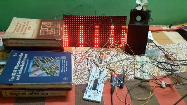 Arduino MP3 Player with [SD Card interface] and Audio Bar-graph Visualization on P10 Display смотреть онлайн